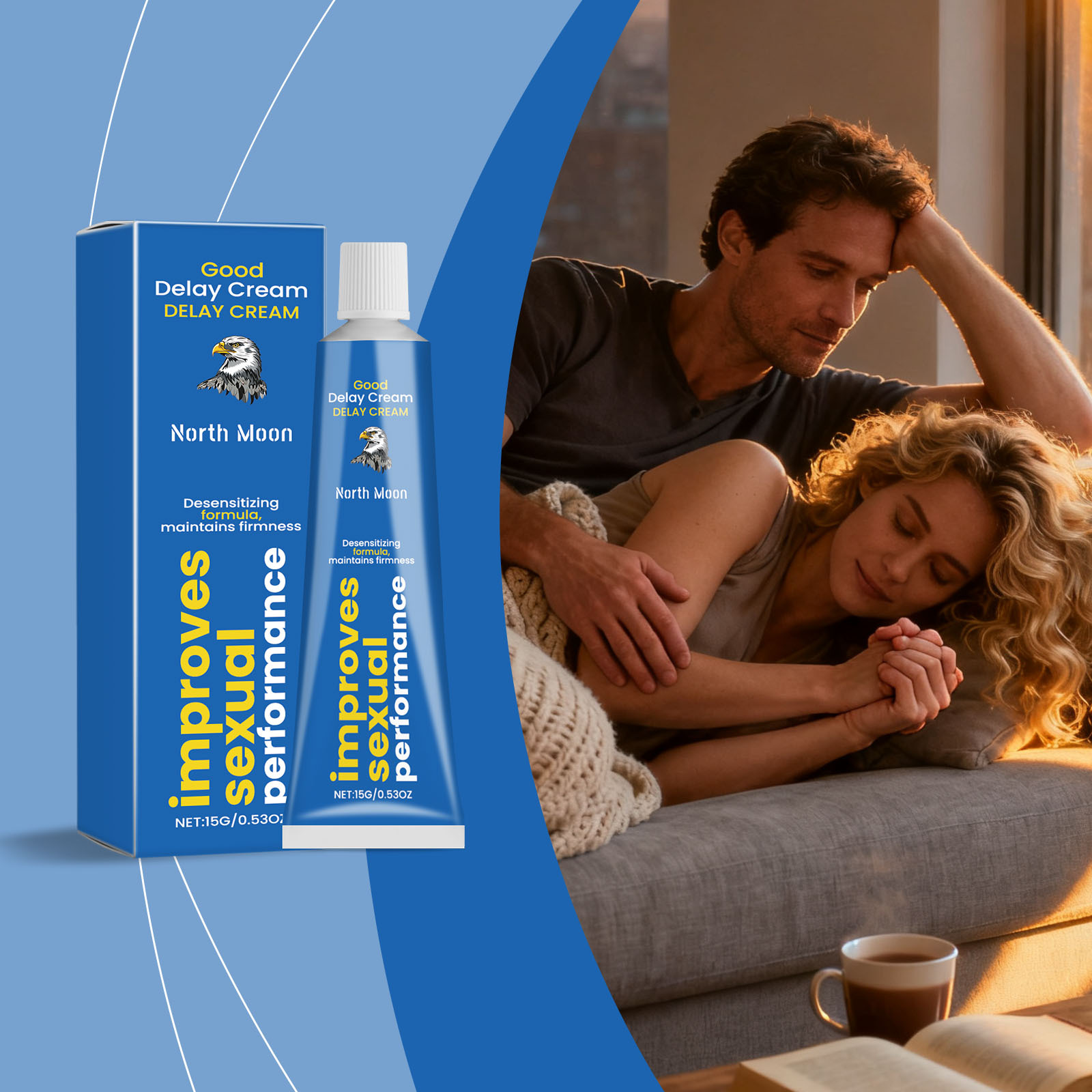 North Moon Male Delay Cream En - Body Lotion ulasan dan harga