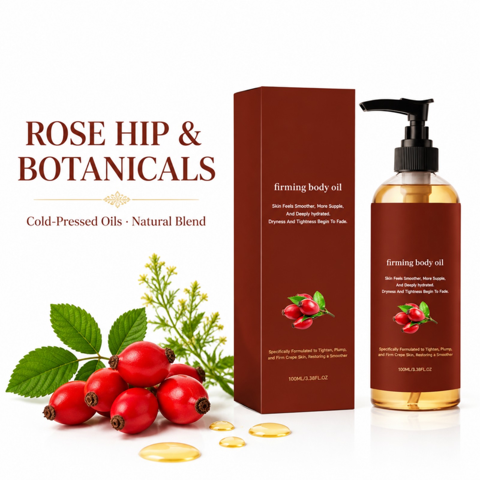 Firming Body Oil Rosehip Tight - Face Oil Rosehip ulasan dan harga