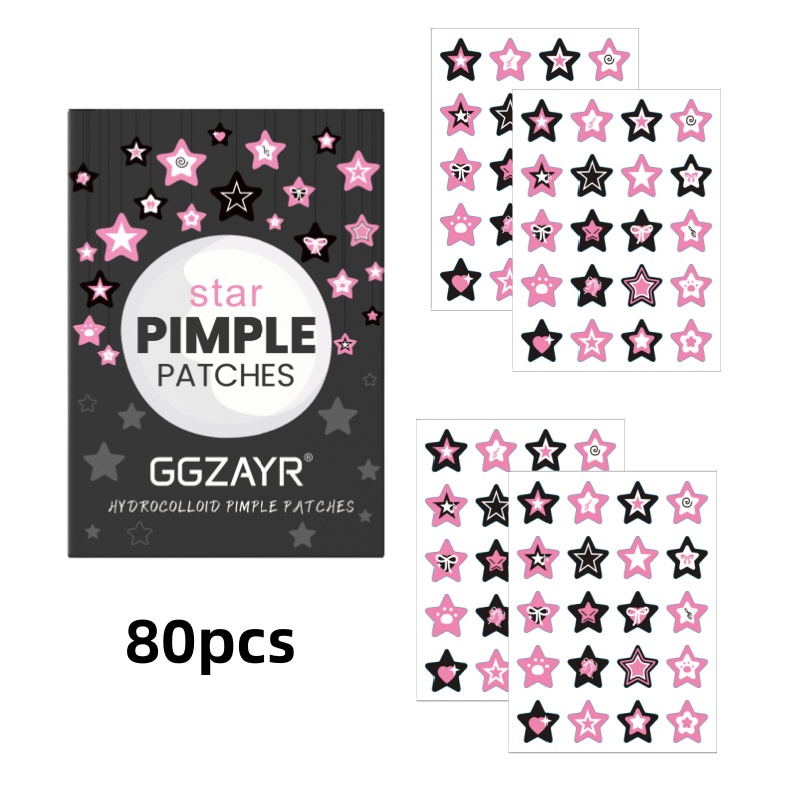 80/160pcs Star Acne Patch Set  - Face Moisturizer ulasan dan harga