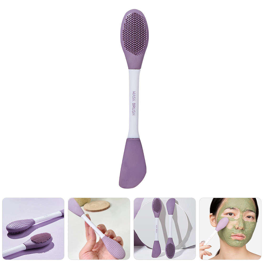 Silicone Mask Brush Dual heade - Cleanser Face ulasan dan harga