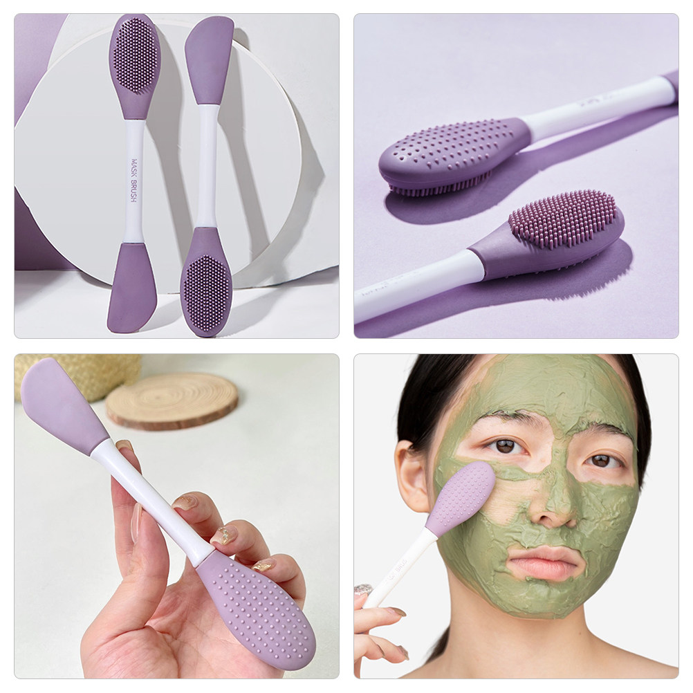 Silicone Mask Brush Dual heade - Cleanser Face ulasan dan harga