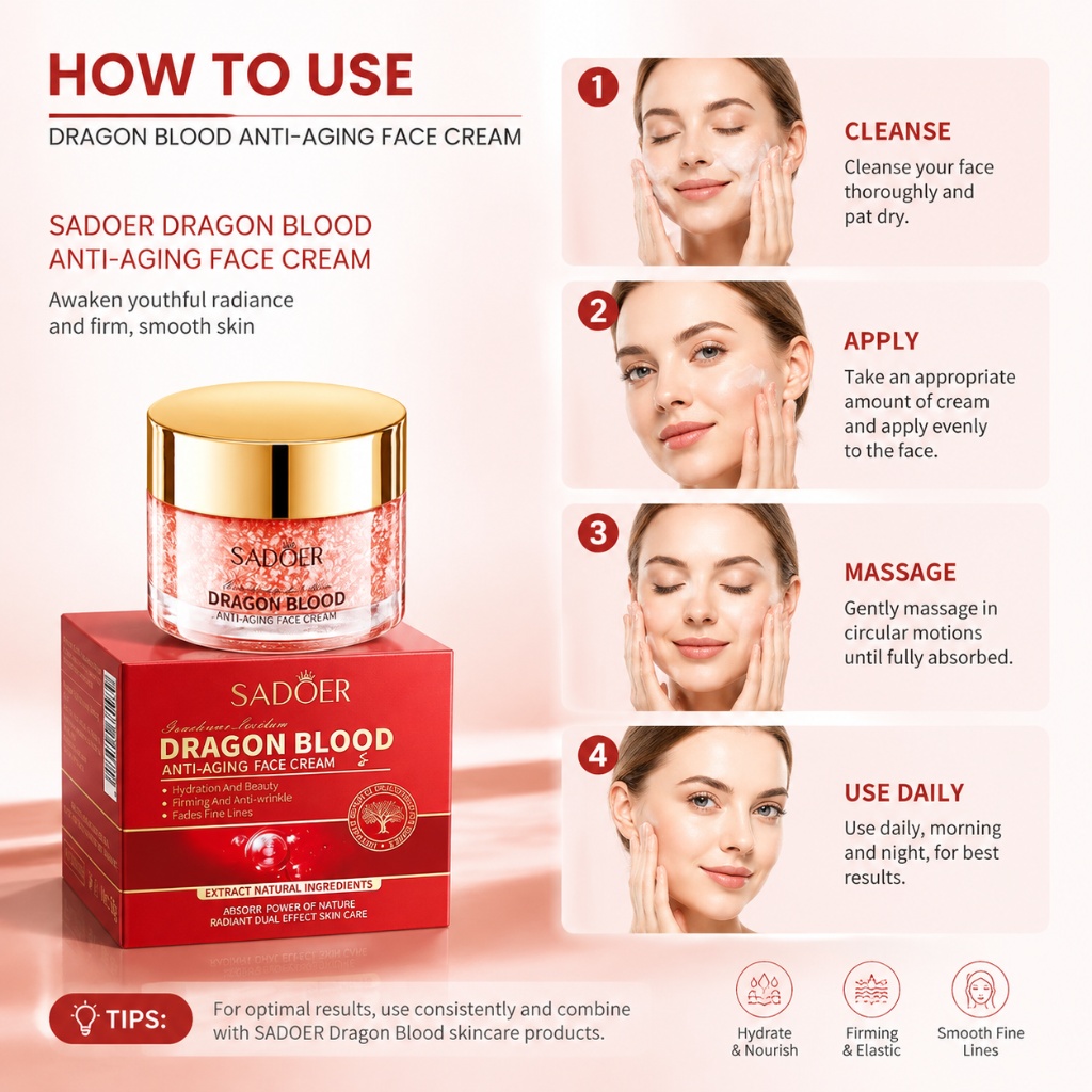 Dragon Blood Retinol Facial Cr - Retinol Cream ulasan dan harga