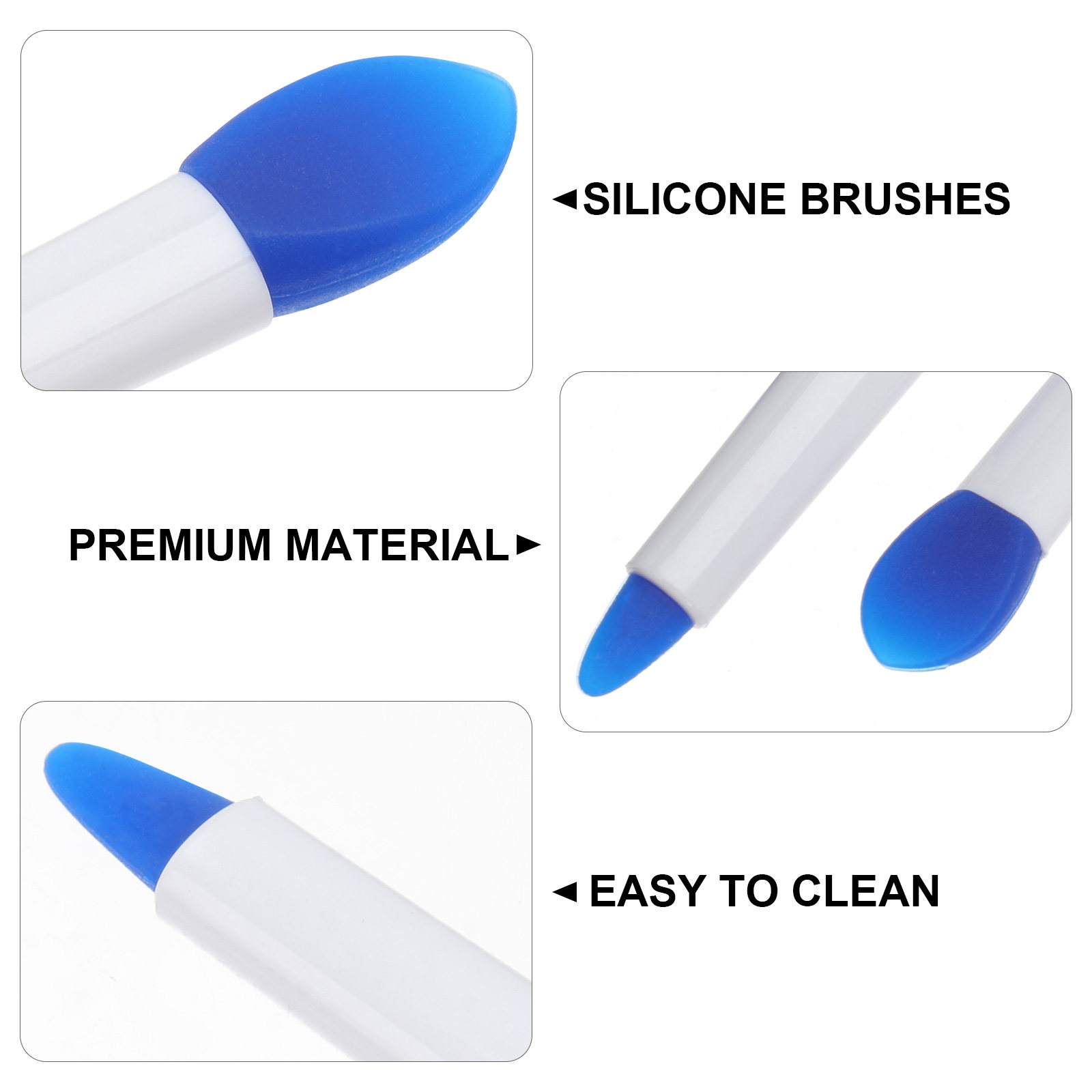 1Set Silicone Lip Brush Set Li - Lip Balm ulasan dan harga
