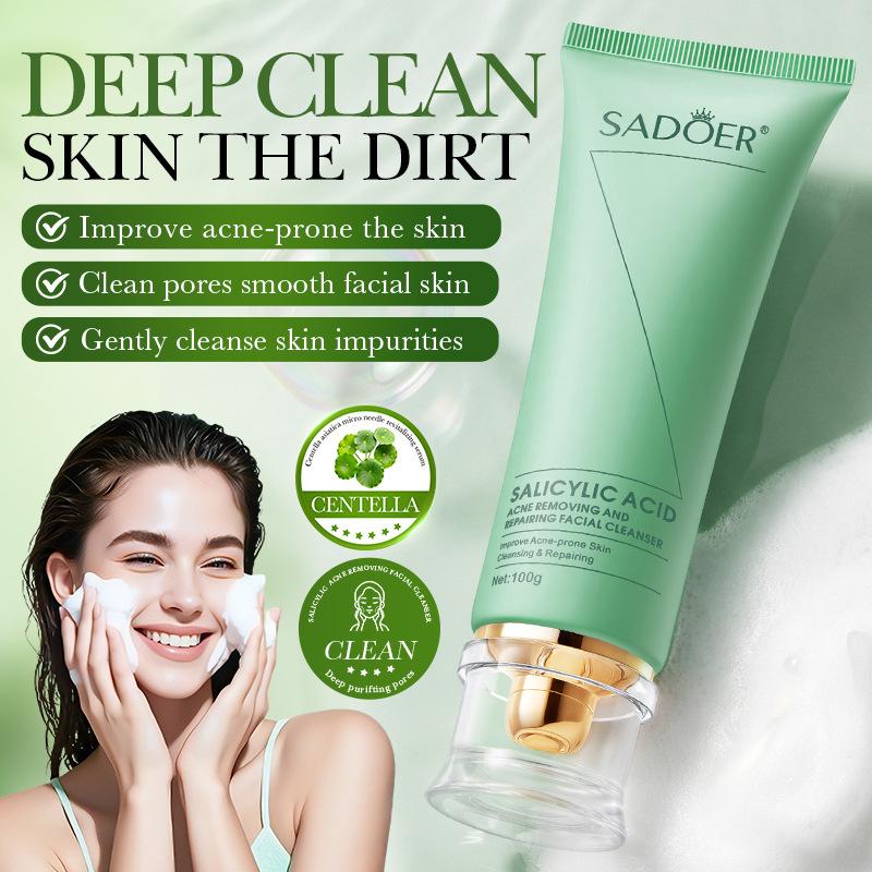 100g Salicylic Acid Facial Cle - Cleanser Face ulasan dan harga