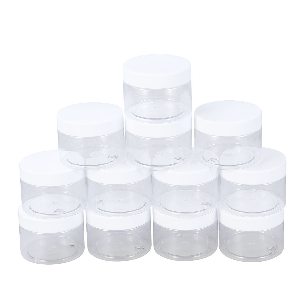 12Pcs Clear Plastic Wide-Mouth - Body Lotion ulasan dan harga