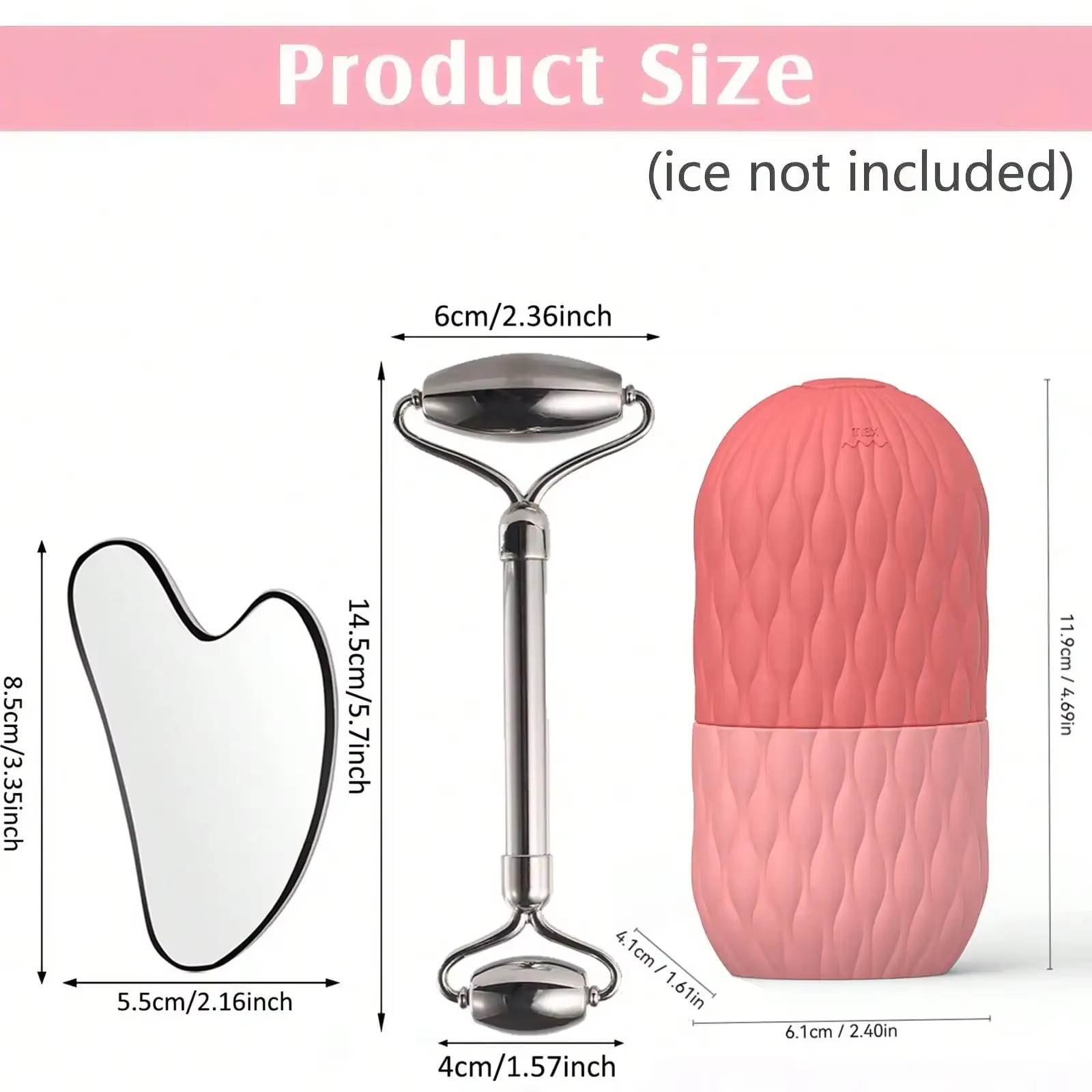 Ice Roller & Stainless Steel G - Skincare Glowing ulasan dan harga